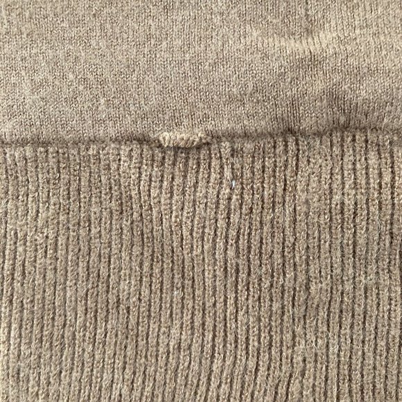 Leith Leggings Knit Womens Medium Golden Yellow Stretch - Picture 5 of 11